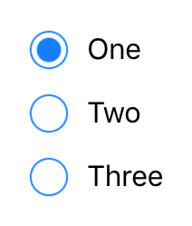 RadioButton on iOS