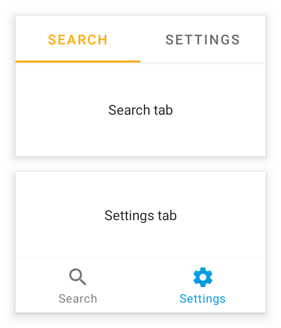 Tab on Android