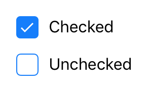 CheckBox on iOS